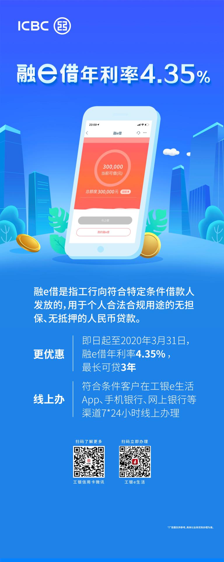 工行融e借年利率435