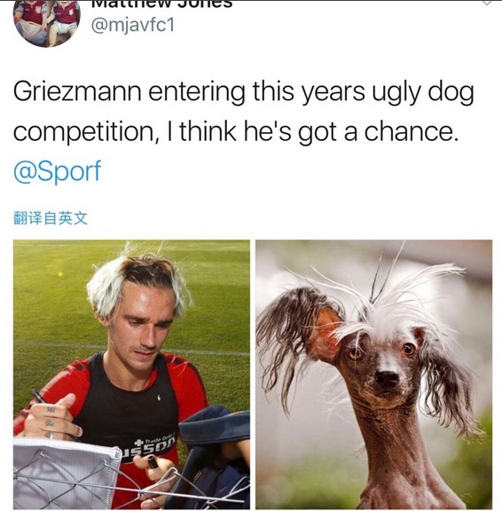 放飞自我格里兹曼新发型引网友神吐槽