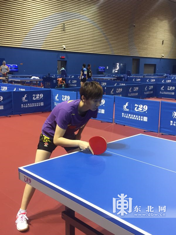 全运会乒乓球混双黑龙江组合于子洋/王曼昱夺冠(高清图)