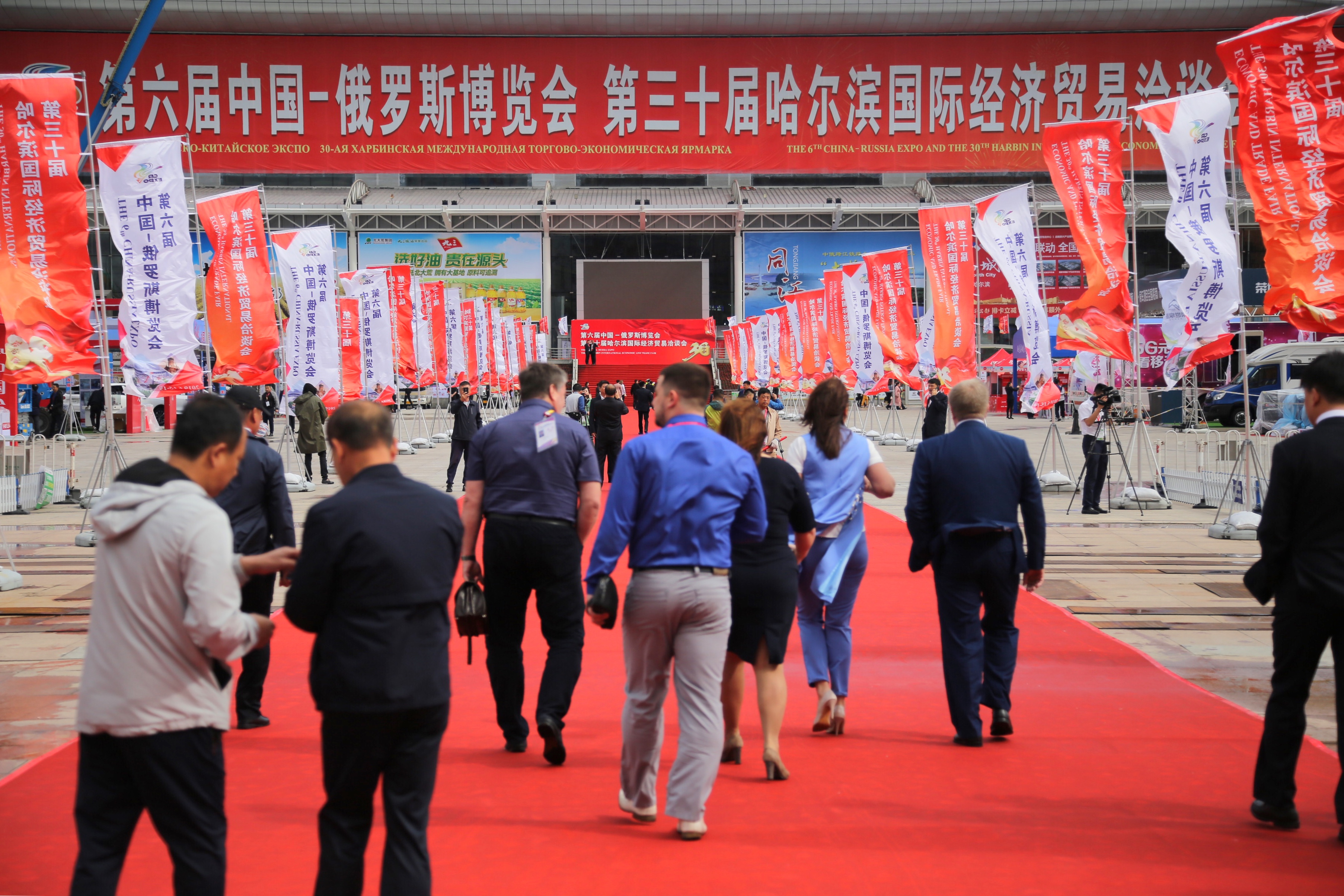 第六届中俄博览会和第三十届哈洽会正式开馆俄方参展企业历届最多