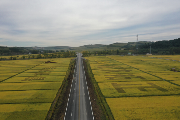 图为:高铁连接线项目. 王业堂摄